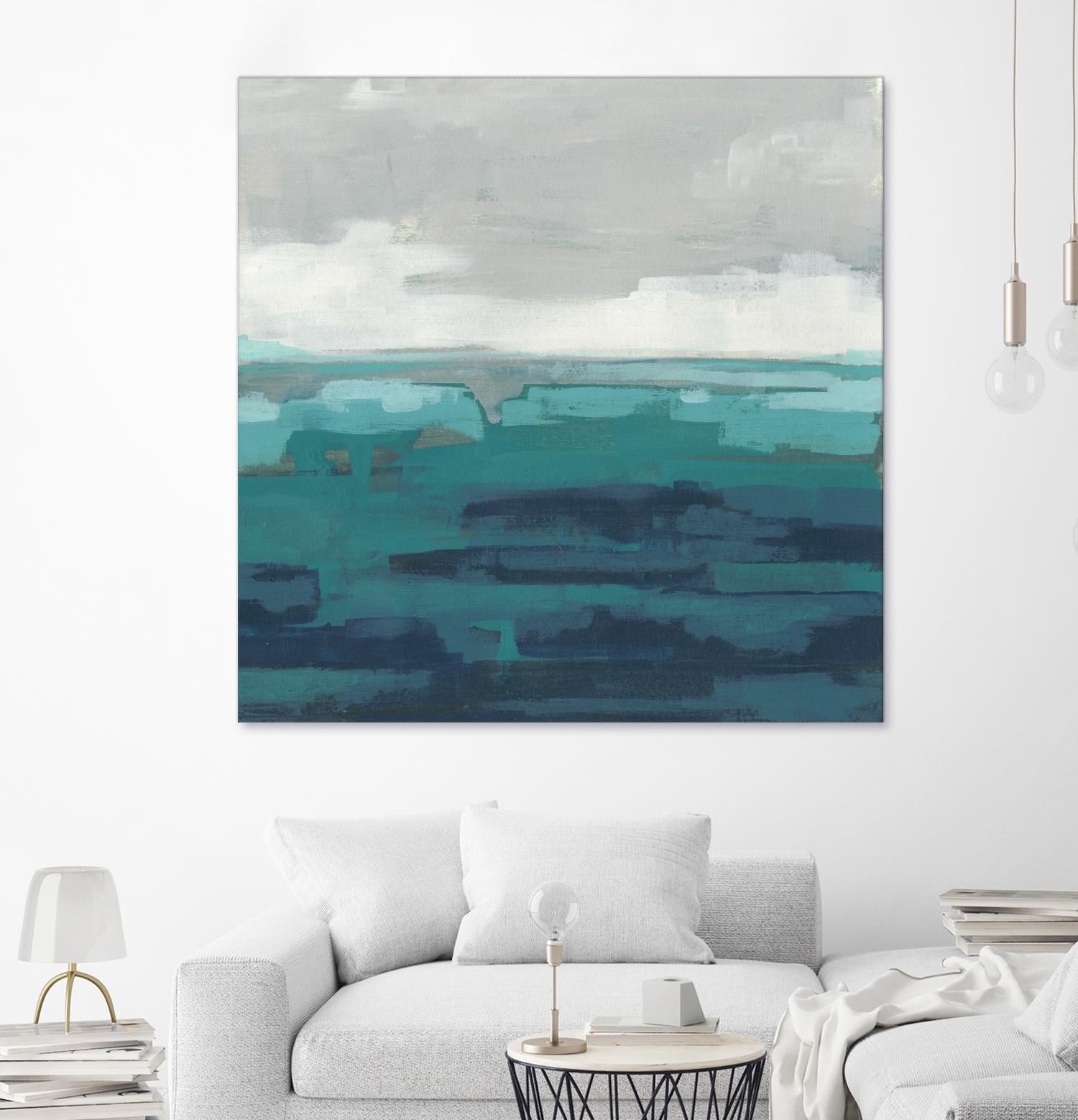 Sea Foam Vista II by June Erica Vess on GIANT ART - green sea scene