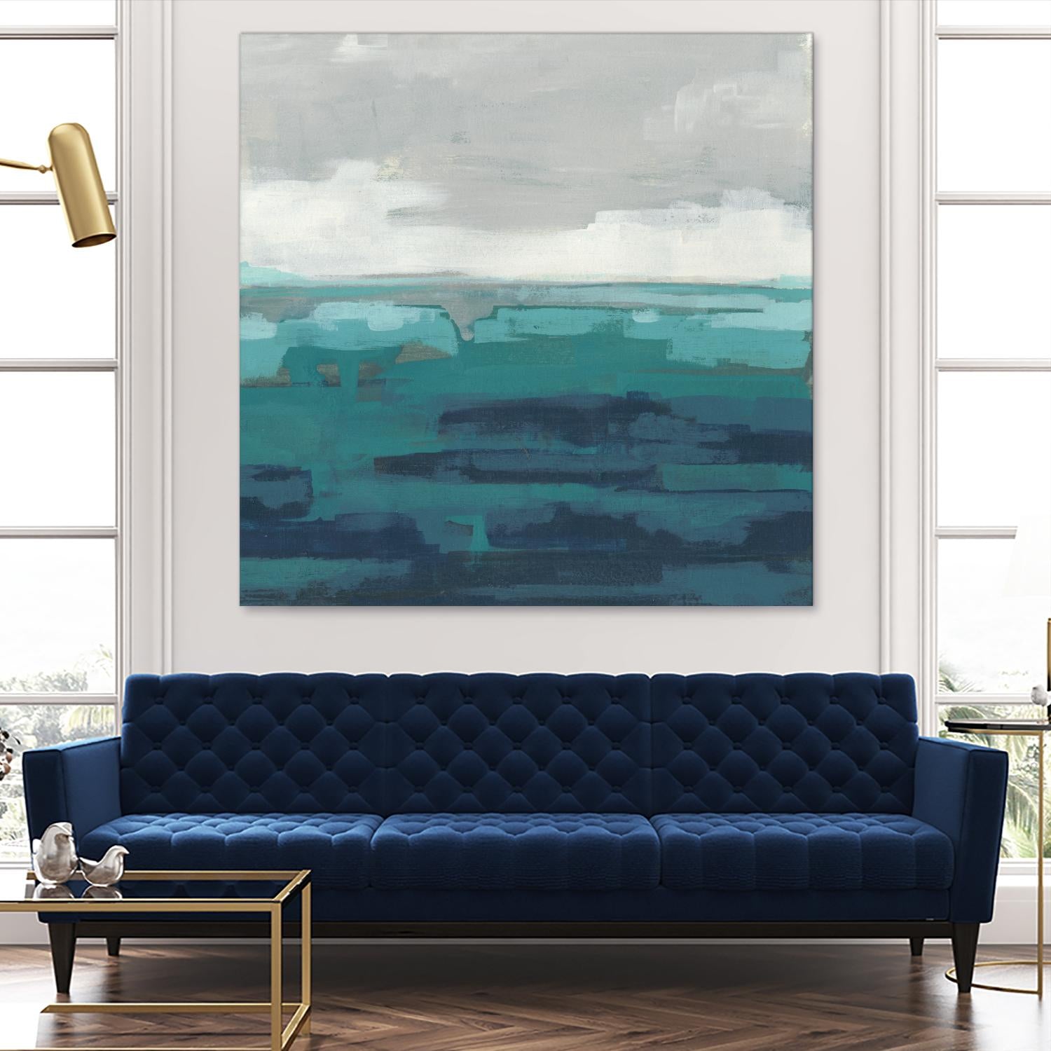 Sea Foam Vista II by June Erica Vess on GIANT ART - green sea scene