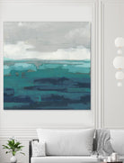 Sea Foam Vista II by June Erica Vess on GIANT ART - green sea scene