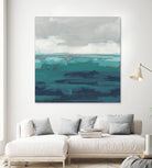 Sea Foam Vista II by June Erica Vess on GIANT ART - green sea scene