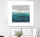 Sea Foam Vista II by June Erica Vess on GIANT ART - green sea scene