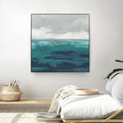 Sea Foam Vista II by June Erica Vess on GIANT ART - green sea scene