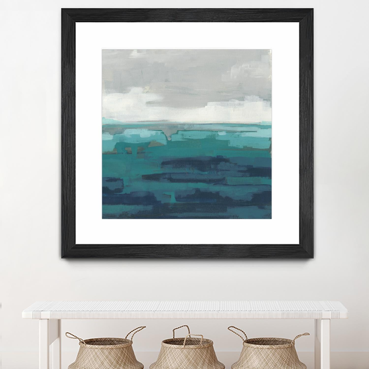 Sea Foam Vista II by June Erica Vess on GIANT ART - green sea scene