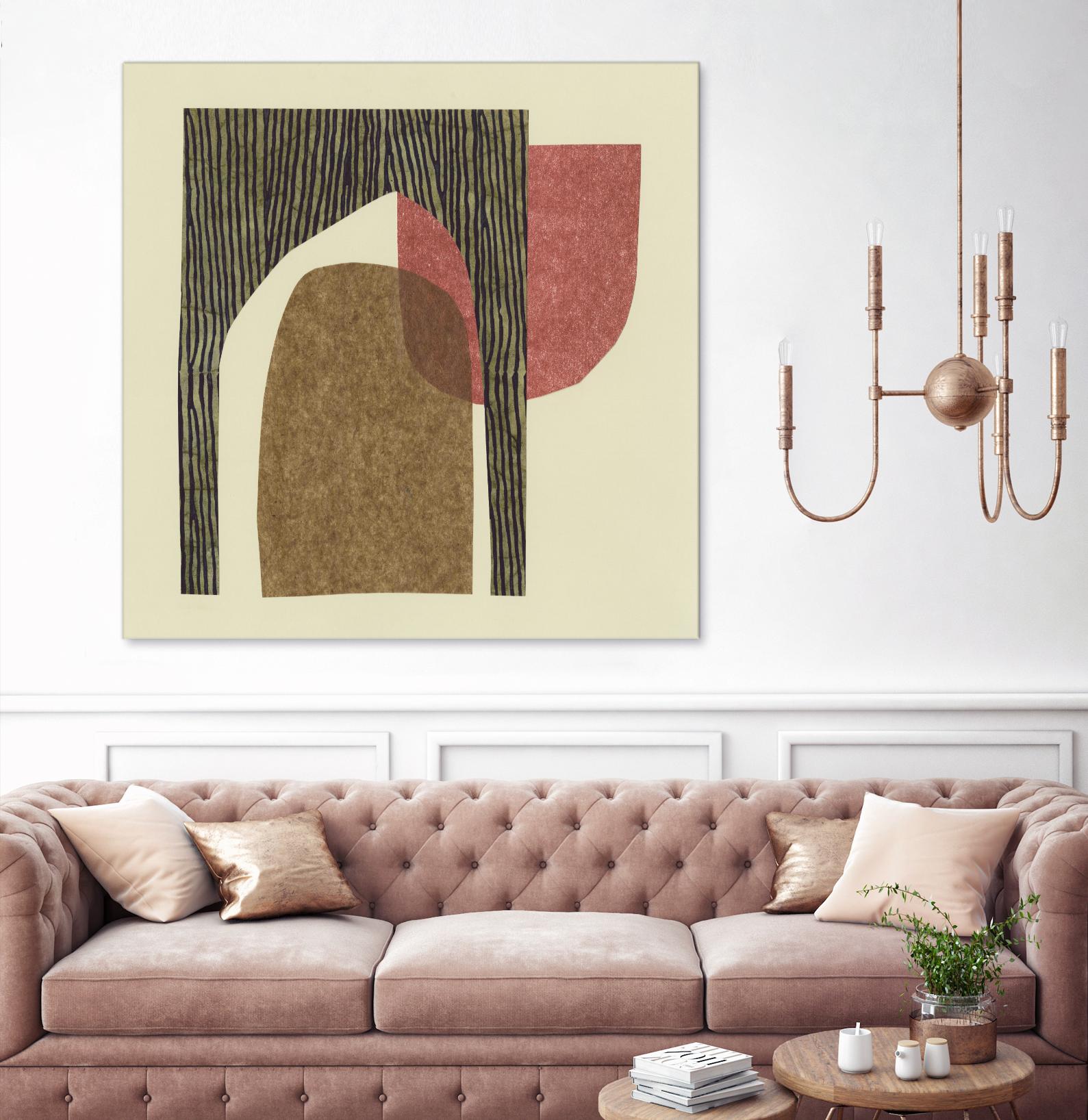 Sketches of Spain I by Renée W. Stramel on GIANT ART - brown abstract