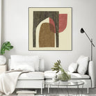 Sketches of Spain I by Renée W. Stramel on GIANT ART - brown abstract