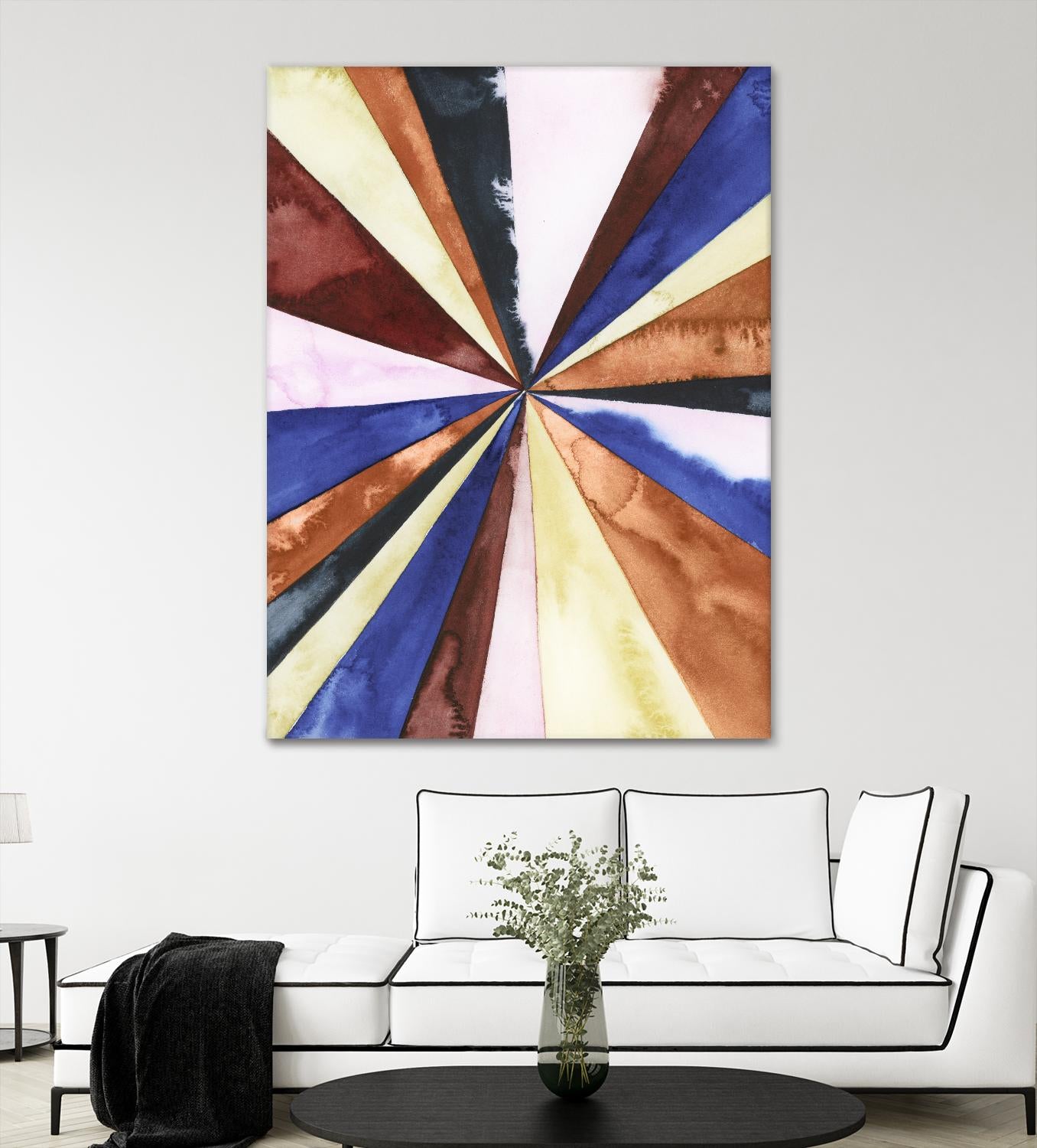 Desert Layers III by Grace Popp on GIANT ART - blue abstract