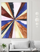 Desert Layers III by Grace Popp on GIANT ART - blue abstract