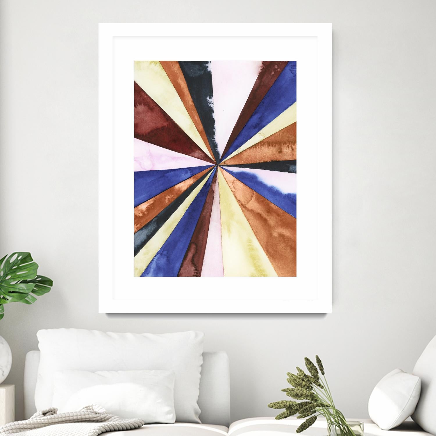 Desert Layers III by Grace Popp on GIANT ART - blue abstract