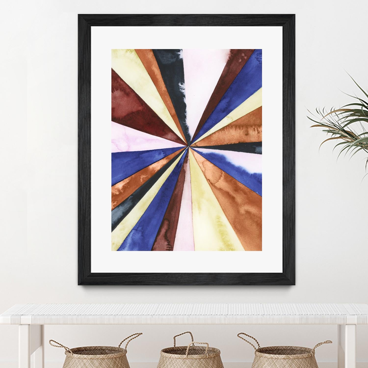 Desert Layers III by Grace Popp on GIANT ART - blue abstract