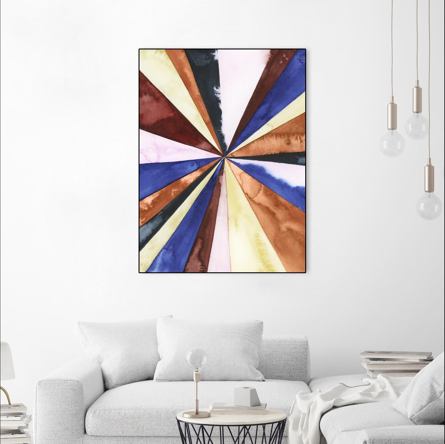 Desert Layers III by Grace Popp on GIANT ART - blue abstract