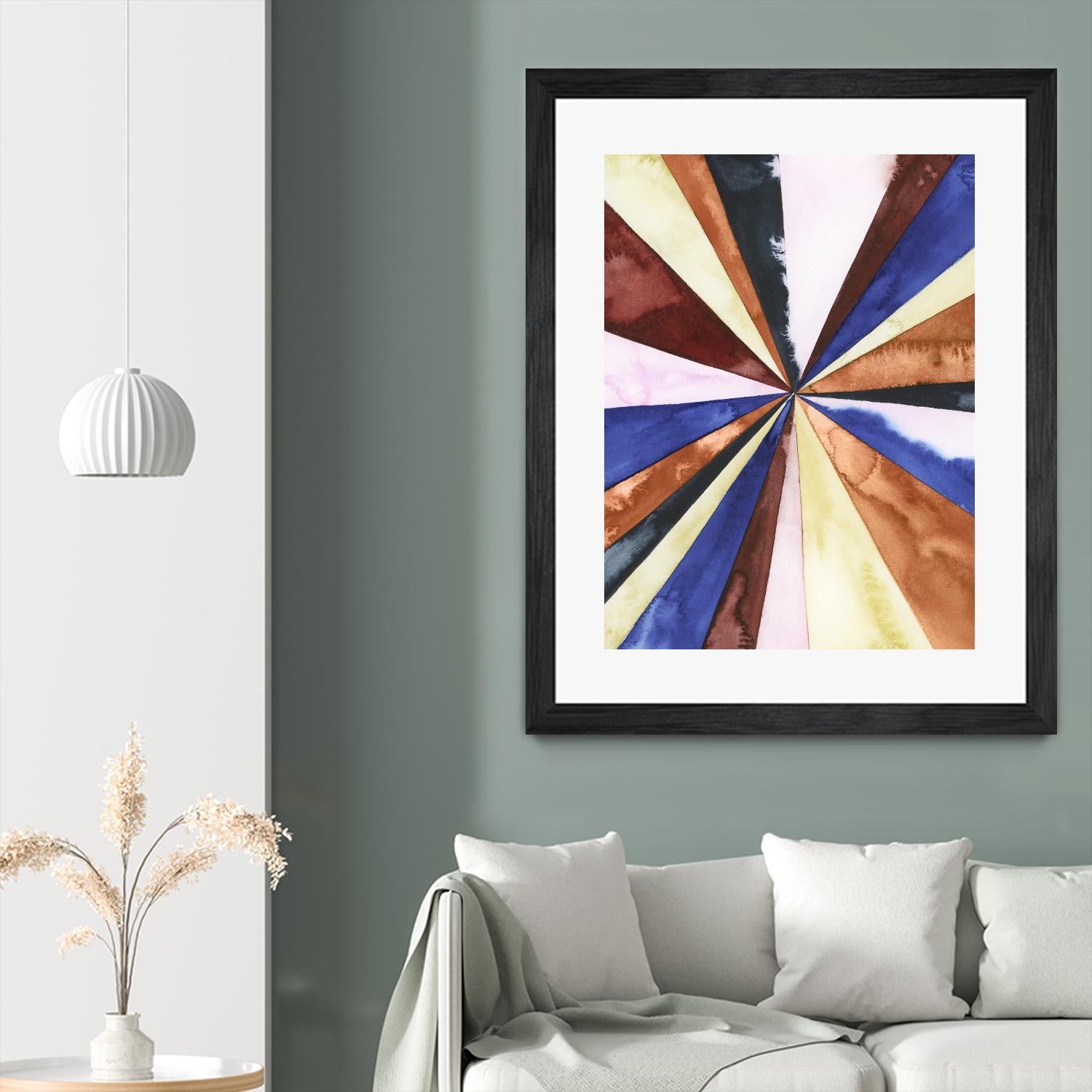 Desert Layers III by Grace Popp on GIANT ART - blue abstract