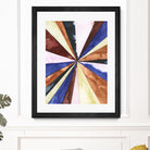 Desert Layers III by Grace Popp on GIANT ART - blue abstract