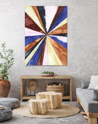 Desert Layers III by Grace Popp on GIANT ART - blue abstract