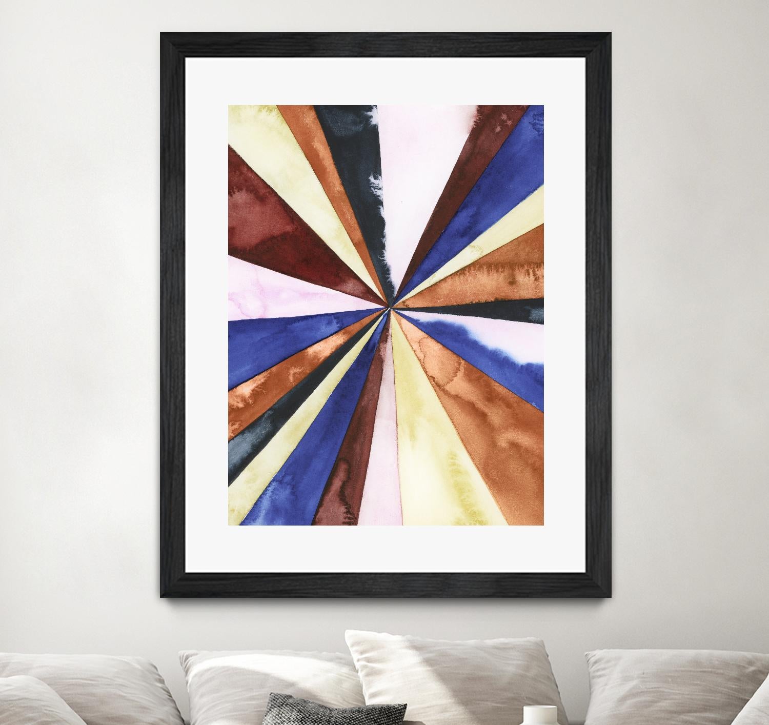 Desert Layers III by Grace Popp on GIANT ART - blue abstract