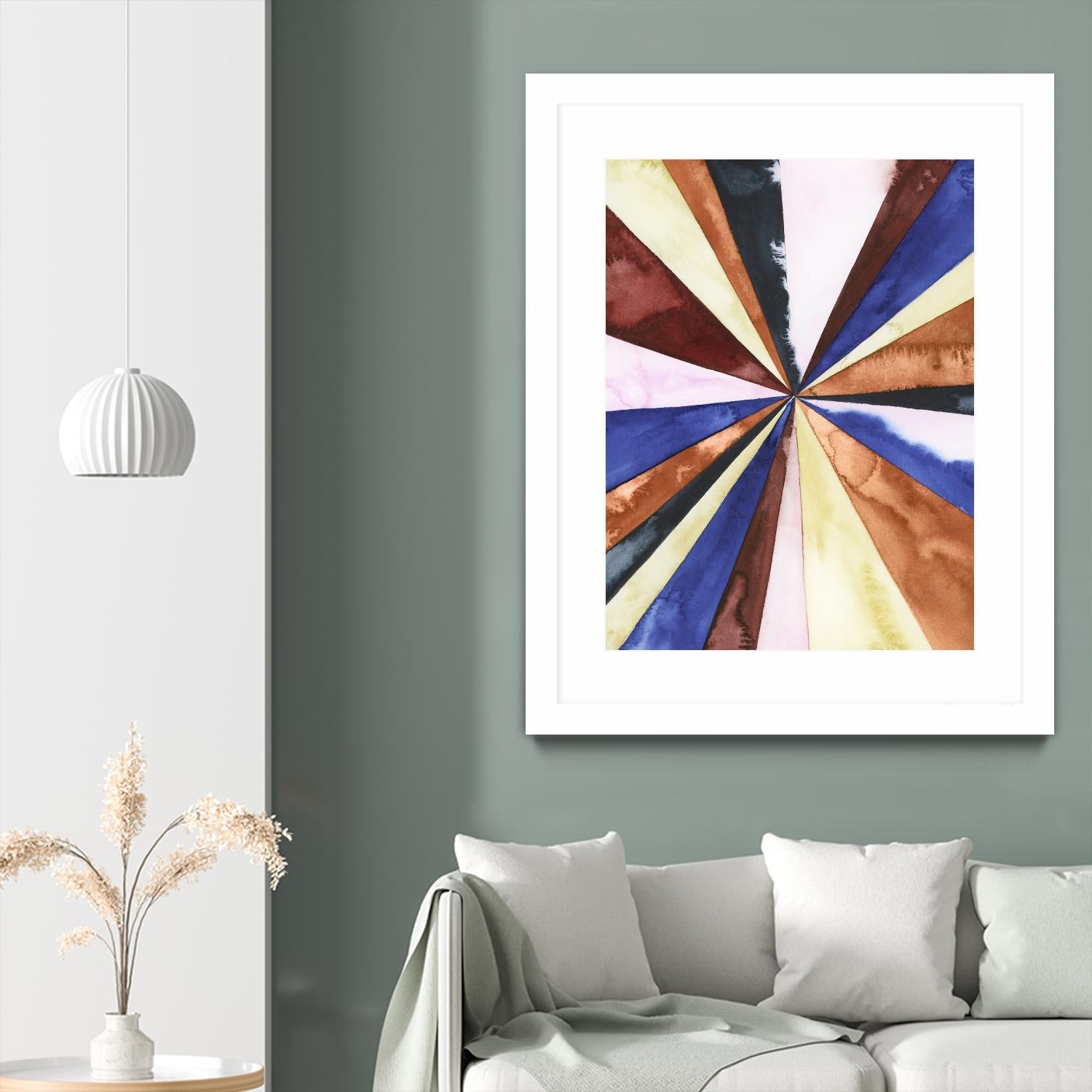 Desert Layers III by Grace Popp on GIANT ART - blue abstract