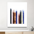 Desert Layers V by Grace Popp on GIANT ART - blue abstract
