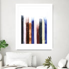 Desert Layers V by Grace Popp on GIANT ART - blue abstract