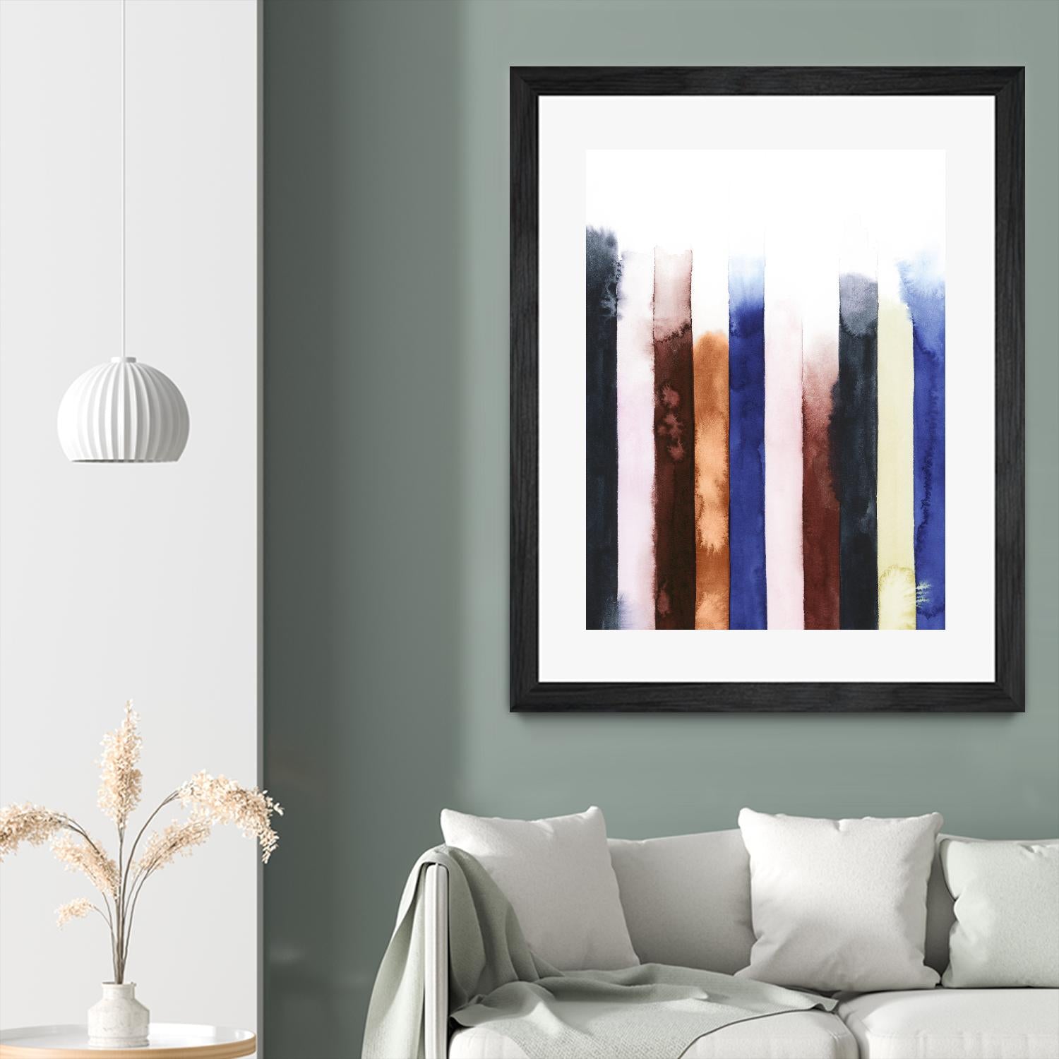 Desert Layers V by Grace Popp on GIANT ART - blue abstract