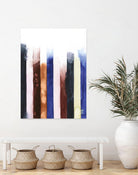 Desert Layers V by Grace Popp on GIANT ART - blue abstract