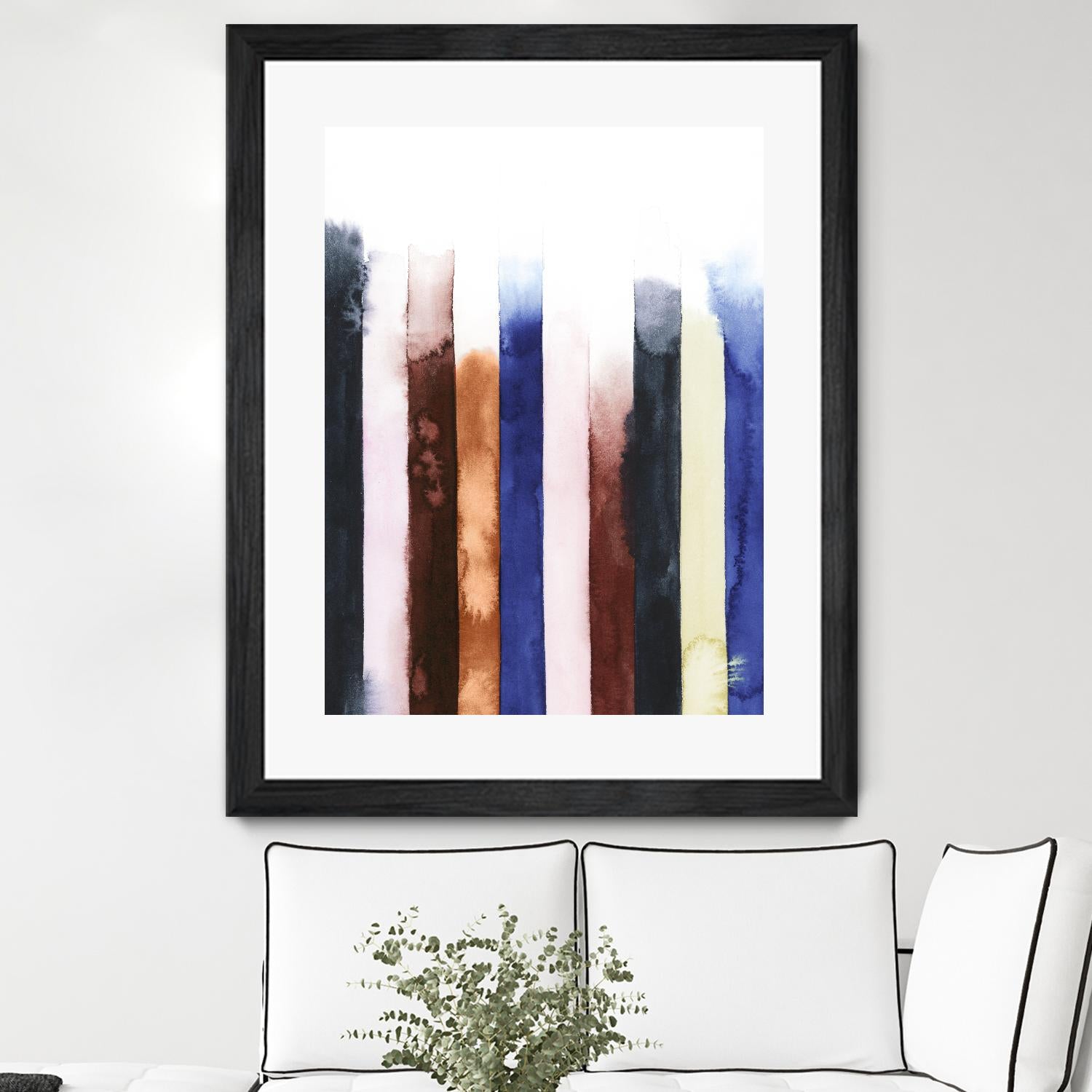 Desert Layers V by Grace Popp on GIANT ART - blue abstract