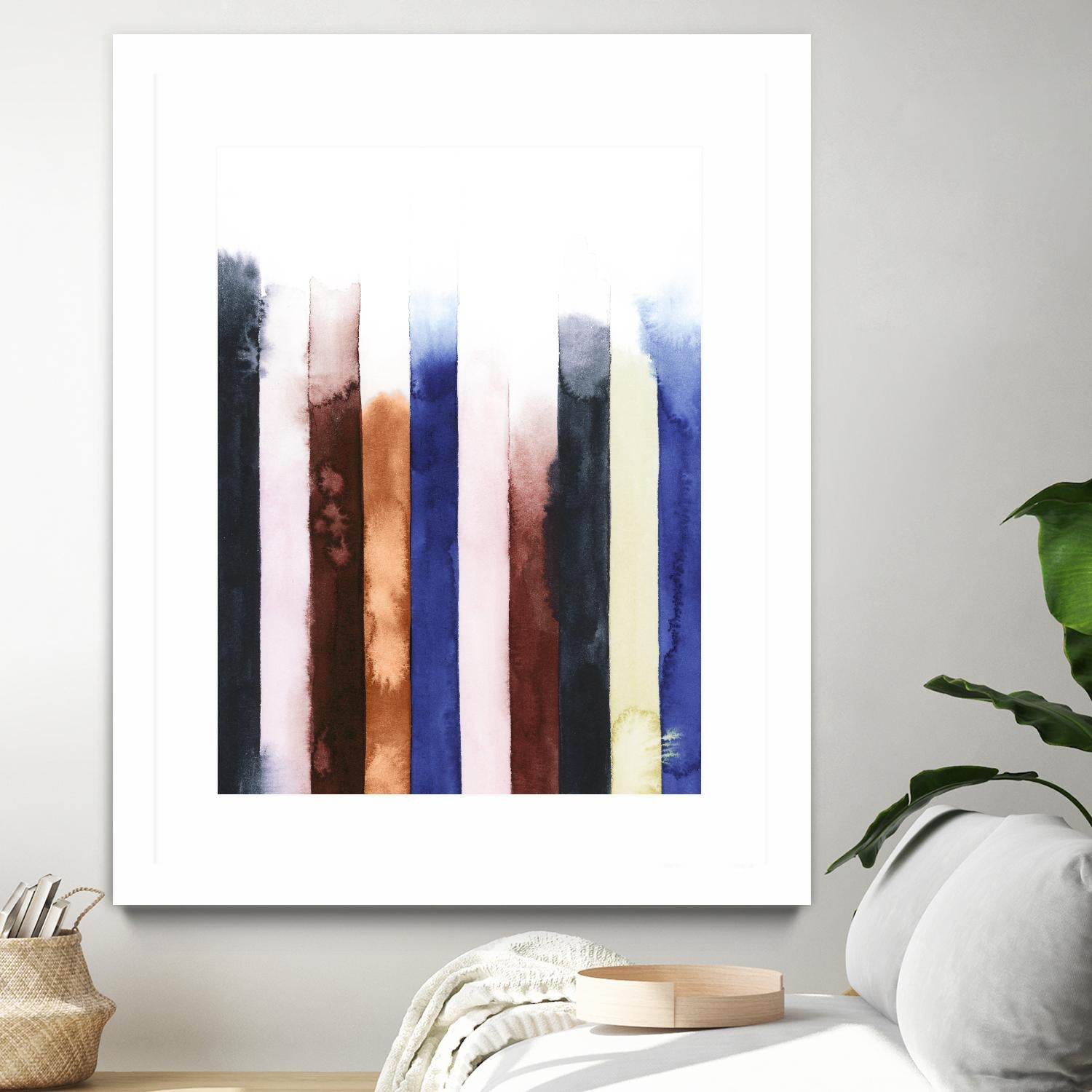 Desert Layers V by Grace Popp on GIANT ART - blue abstract