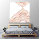 Pink Apogee II by Emma Scarvey on GIANT ART - pink & purple abstract