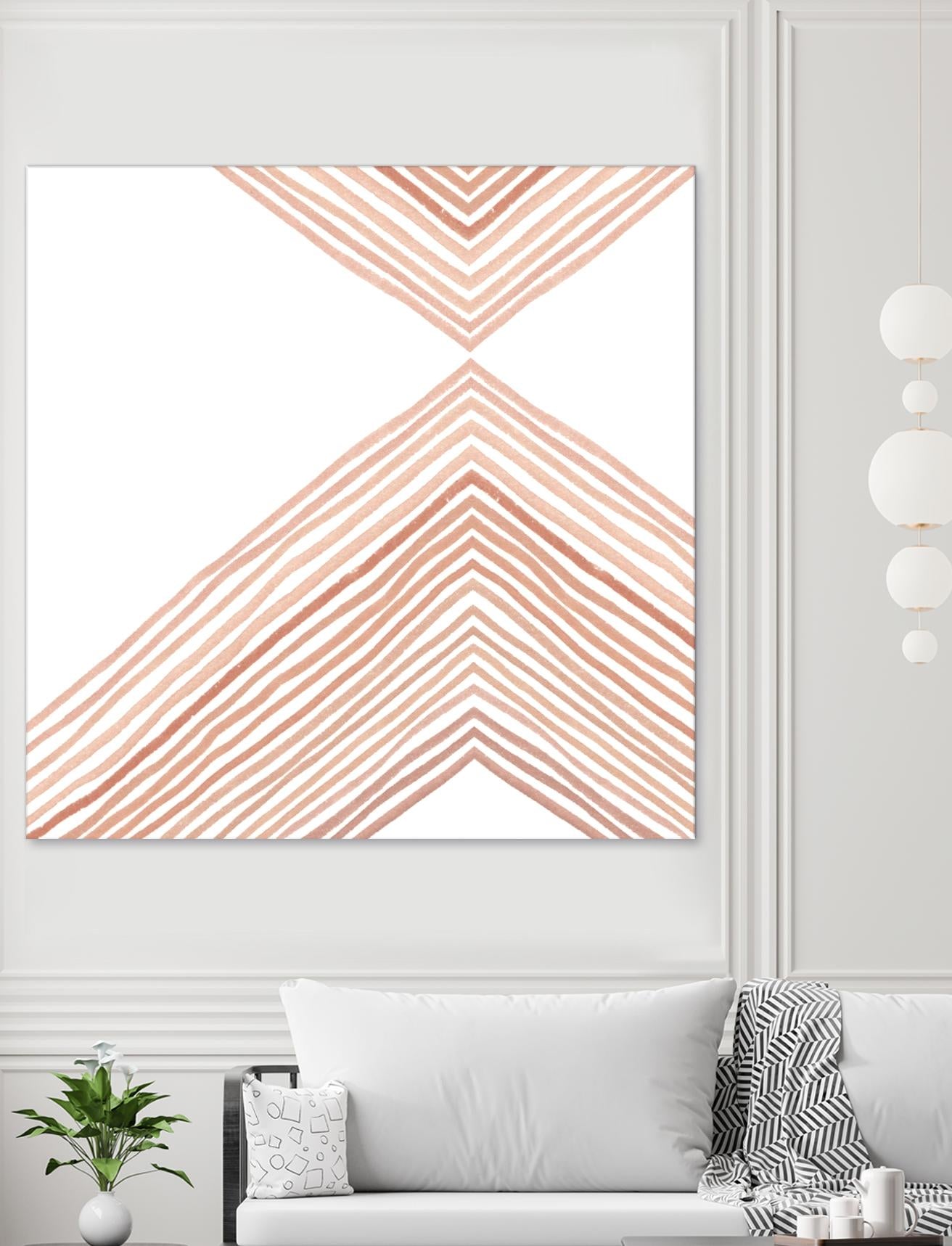 Pink Apogee II by Emma Scarvey on GIANT ART - pink & purple abstract