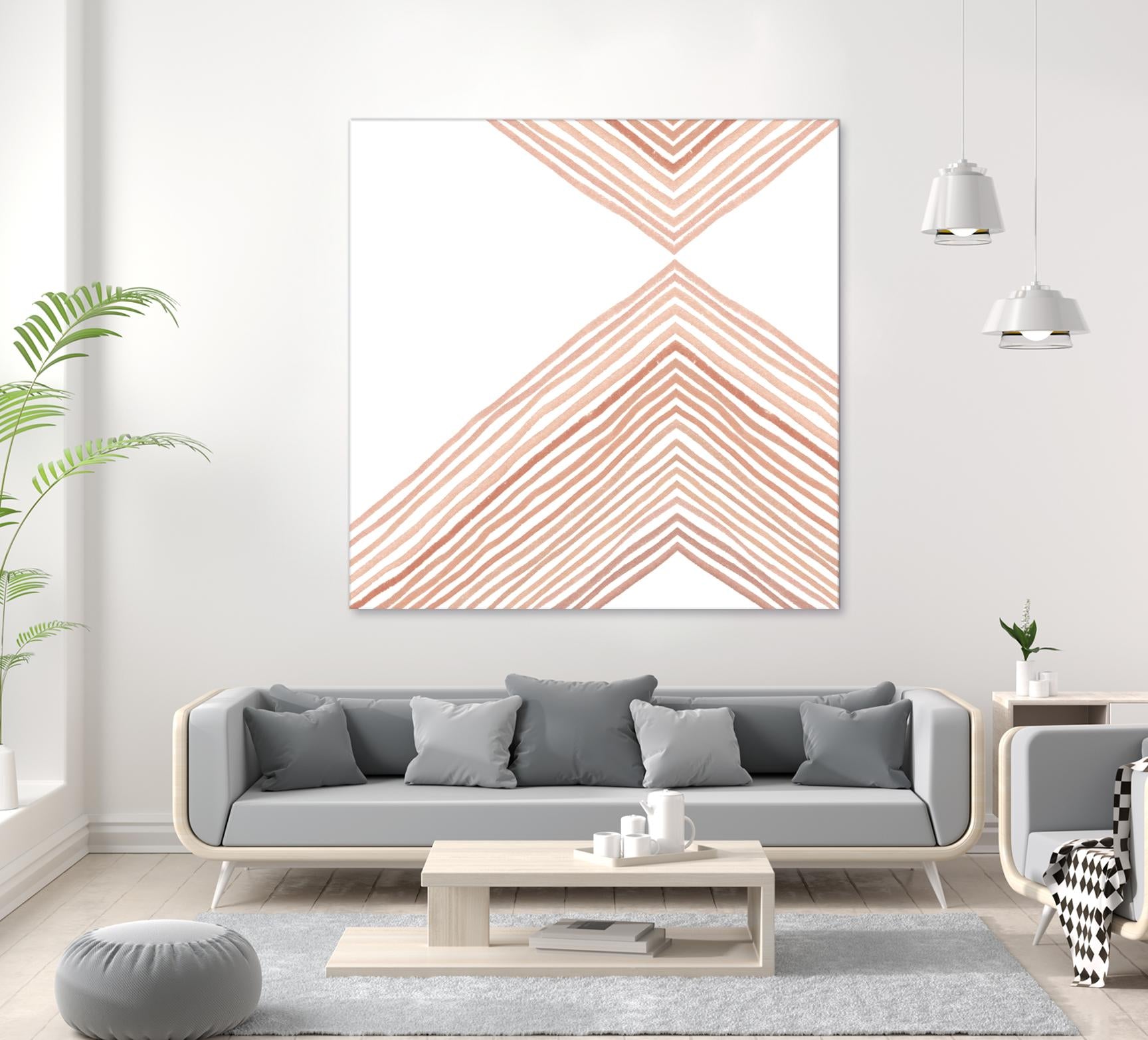 Pink Apogee II by Emma Scarvey on GIANT ART - pink & purple abstract