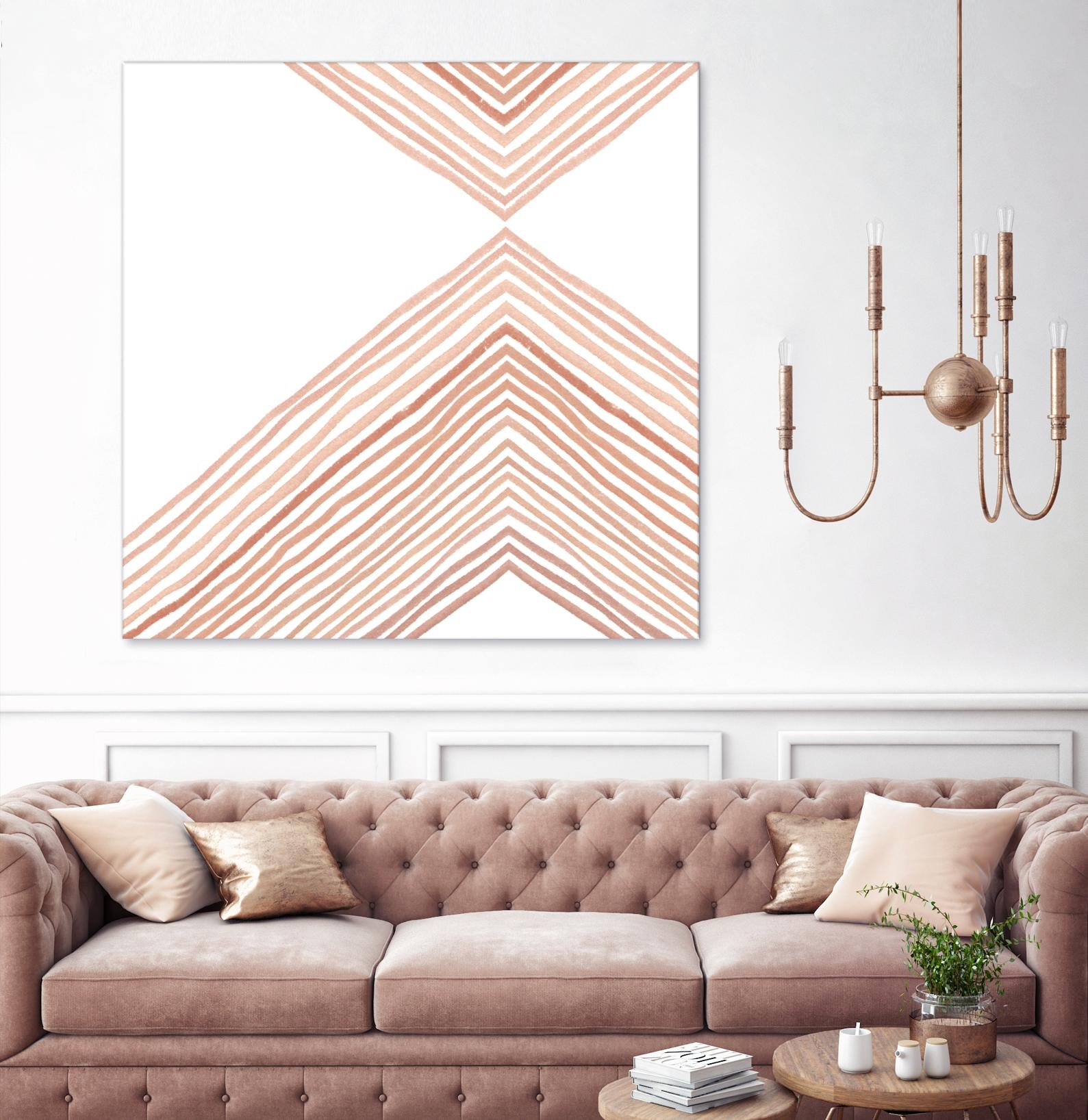 Pink Apogee II by Emma Scarvey on GIANT ART - pink & purple abstract