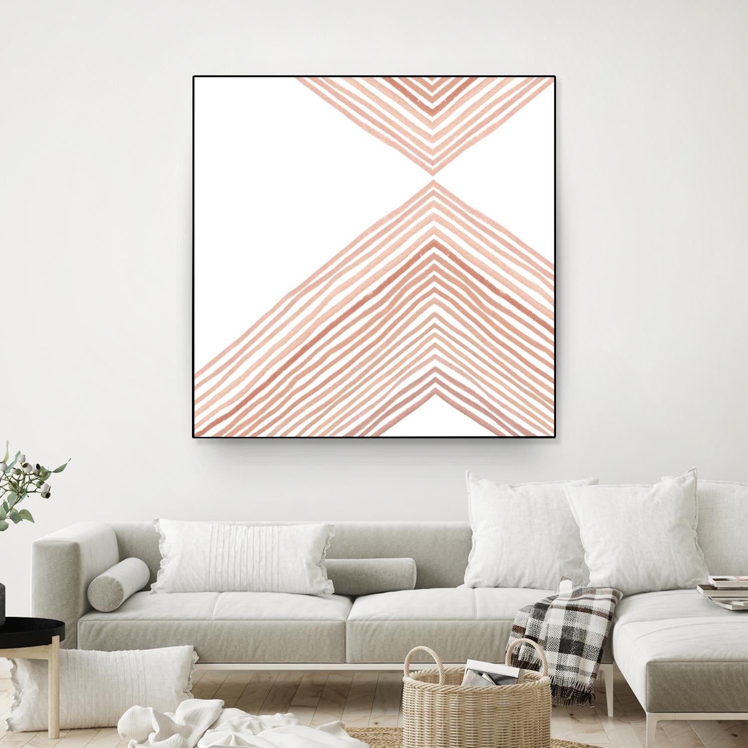 Pink Apogee II by Emma Scarvey on GIANT ART - pink & purple abstract