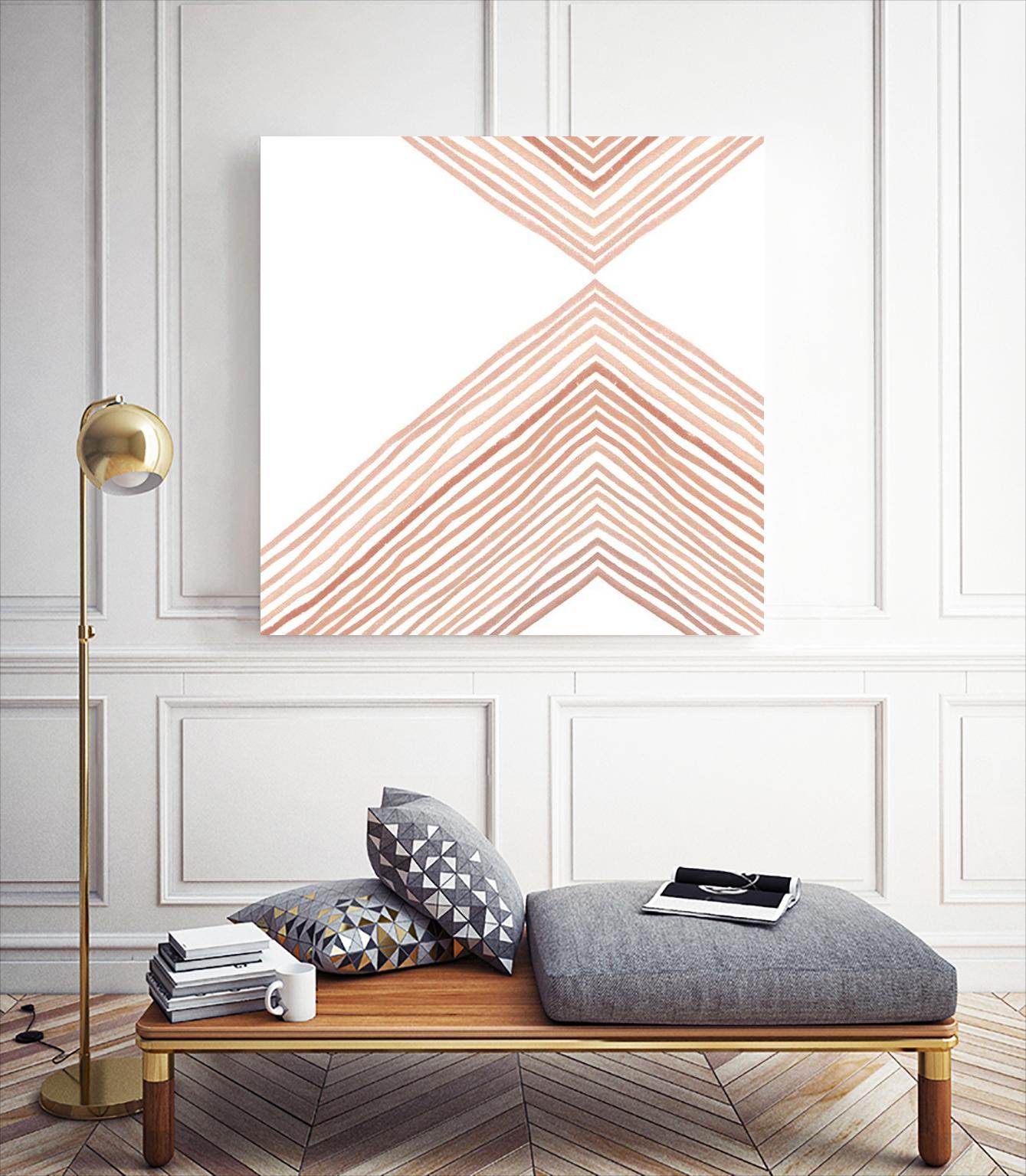 Pink Apogee II by Emma Scarvey on GIANT ART - pink & purple abstract