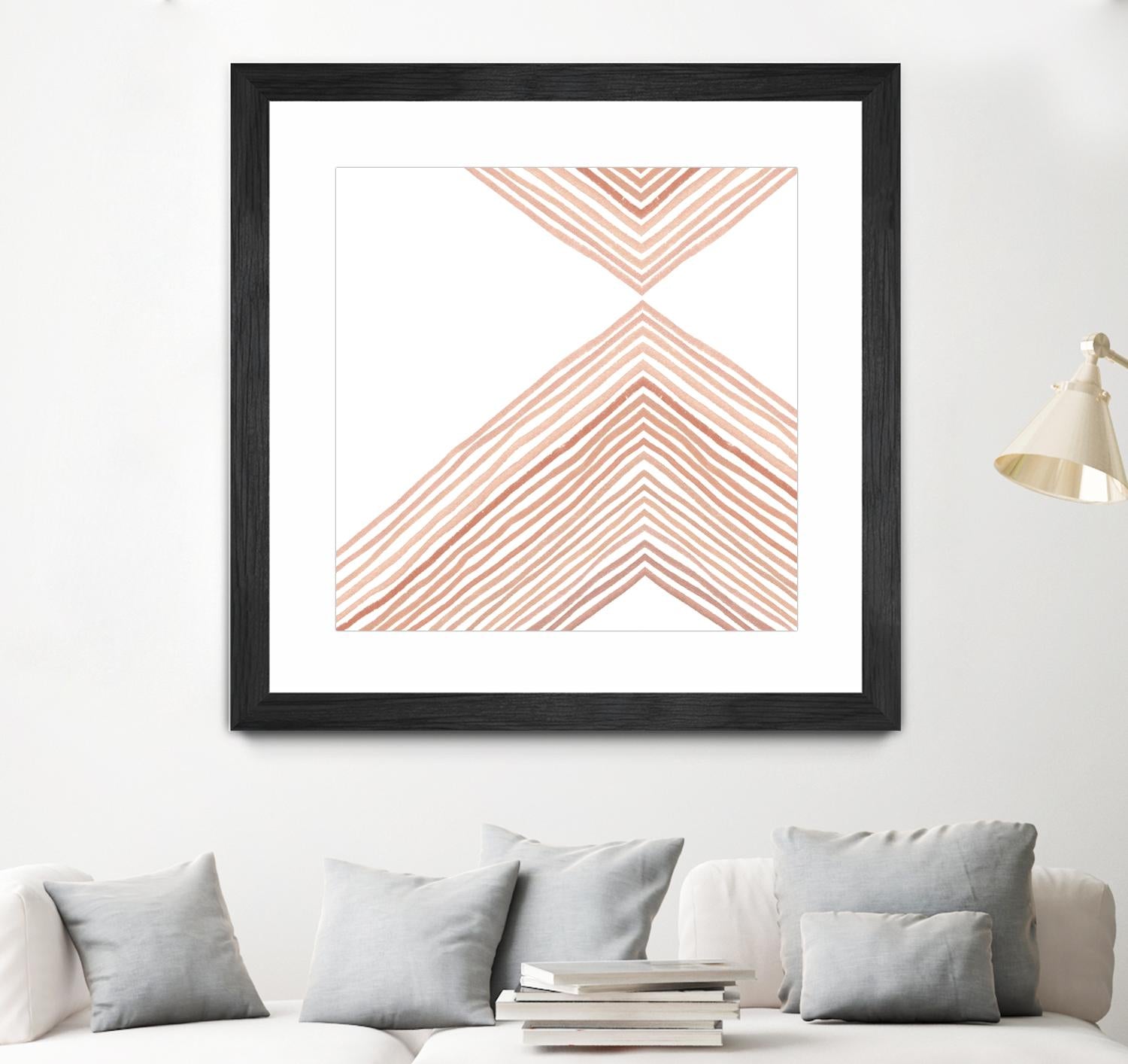 Pink Apogee II by Emma Scarvey on GIANT ART - pink & purple abstract