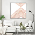 Pink Apogee II by Emma Scarvey on GIANT ART - pink & purple abstract