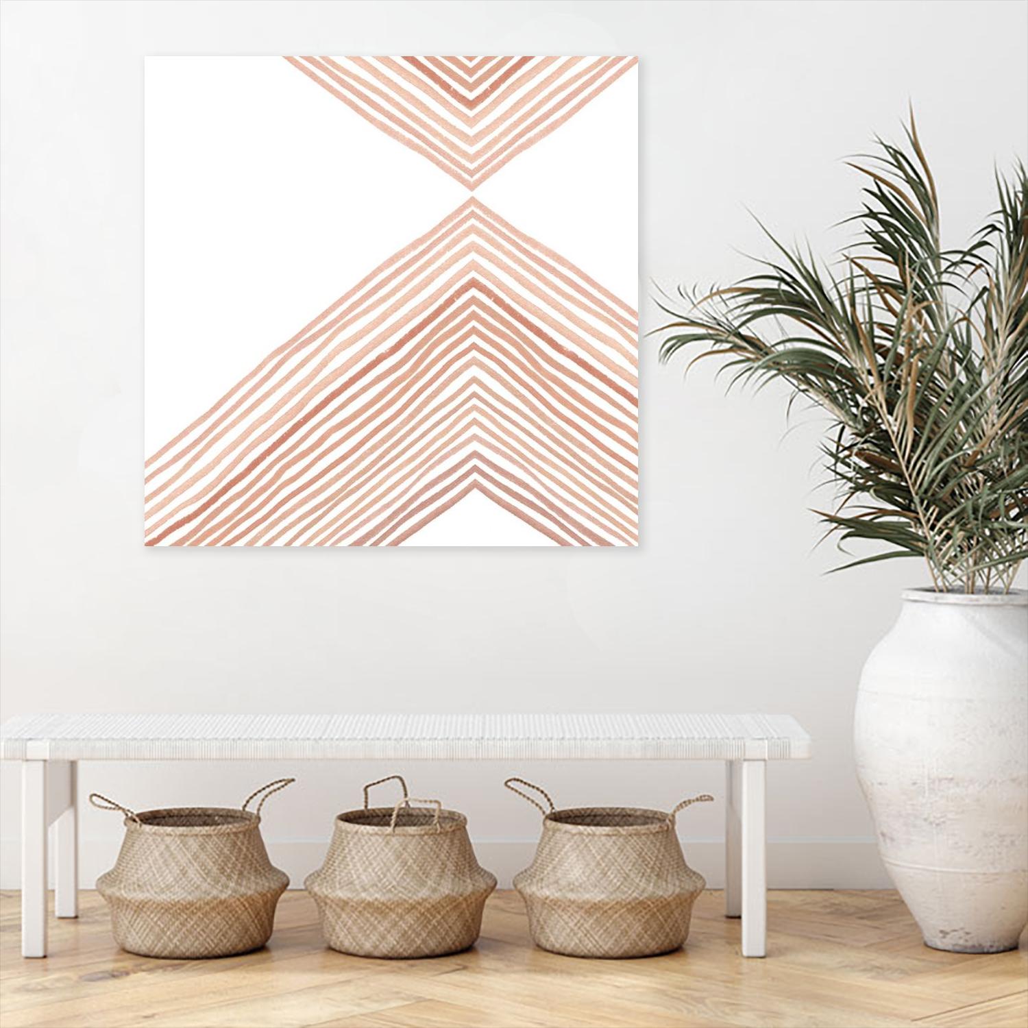 Pink Apogee II by Emma Scarvey on GIANT ART - pink & purple abstract