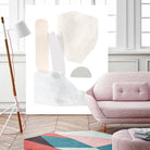 Sweet Simplicity I by Victoria Borges on GIANT ART - neutral abstract