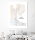 Sweet Simplicity I by Victoria Borges on GIANT ART - neutral abstract