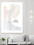 Sweet Simplicity I by Victoria Borges on GIANT ART - neutral abstract