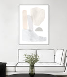 Sweet Simplicity I by Victoria Borges on GIANT ART - neutral abstract