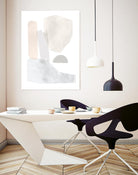 Sweet Simplicity I by Victoria Borges on GIANT ART - neutral abstract