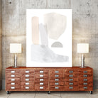 Sweet Simplicity I by Victoria Borges on GIANT ART - neutral abstract