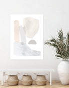Sweet Simplicity I by Victoria Borges on GIANT ART - neutral abstract