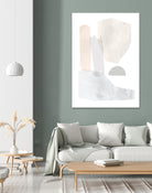 Sweet Simplicity I by Victoria Borges on GIANT ART - neutral abstract