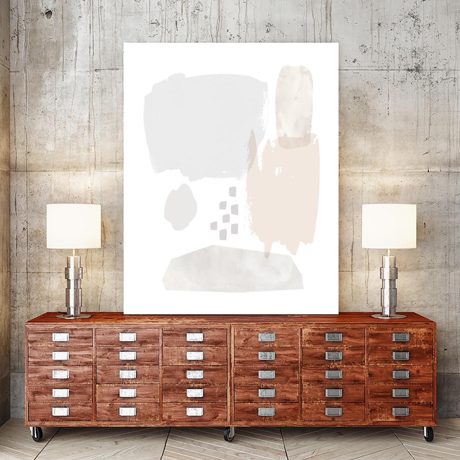 Sweet Simplicity II by Victoria Borges on GIANT ART - neutral abstract