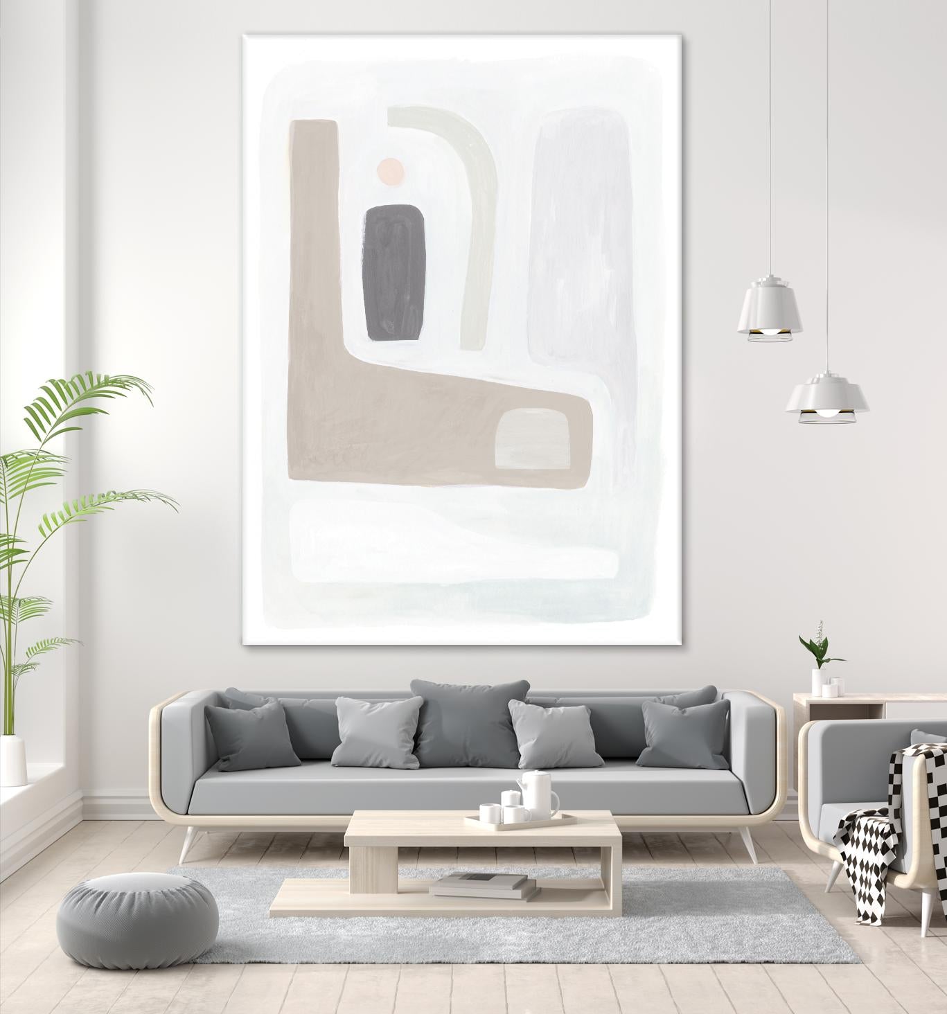 Opal Daydream I by Victoria Borges on GIANT ART - neutral abstract