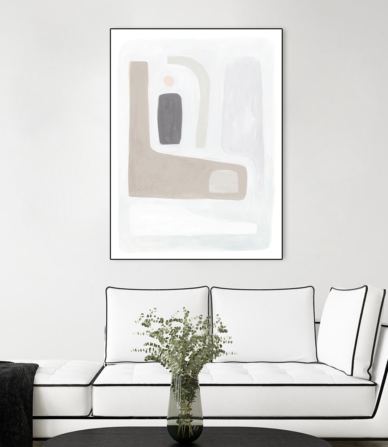 Opal Daydream I by Victoria Borges on GIANT ART - neutral abstract