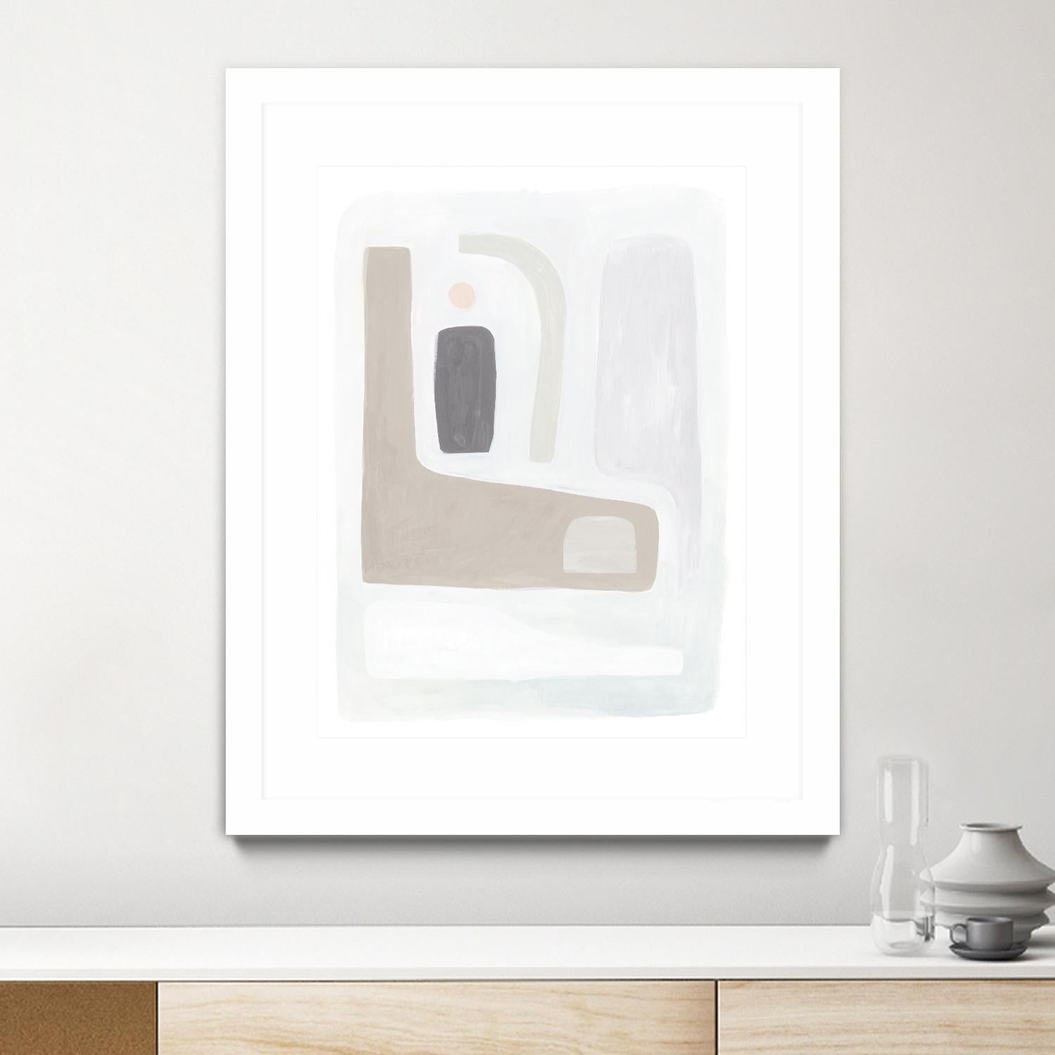 Opal Daydream I by Victoria Borges on GIANT ART - neutral abstract