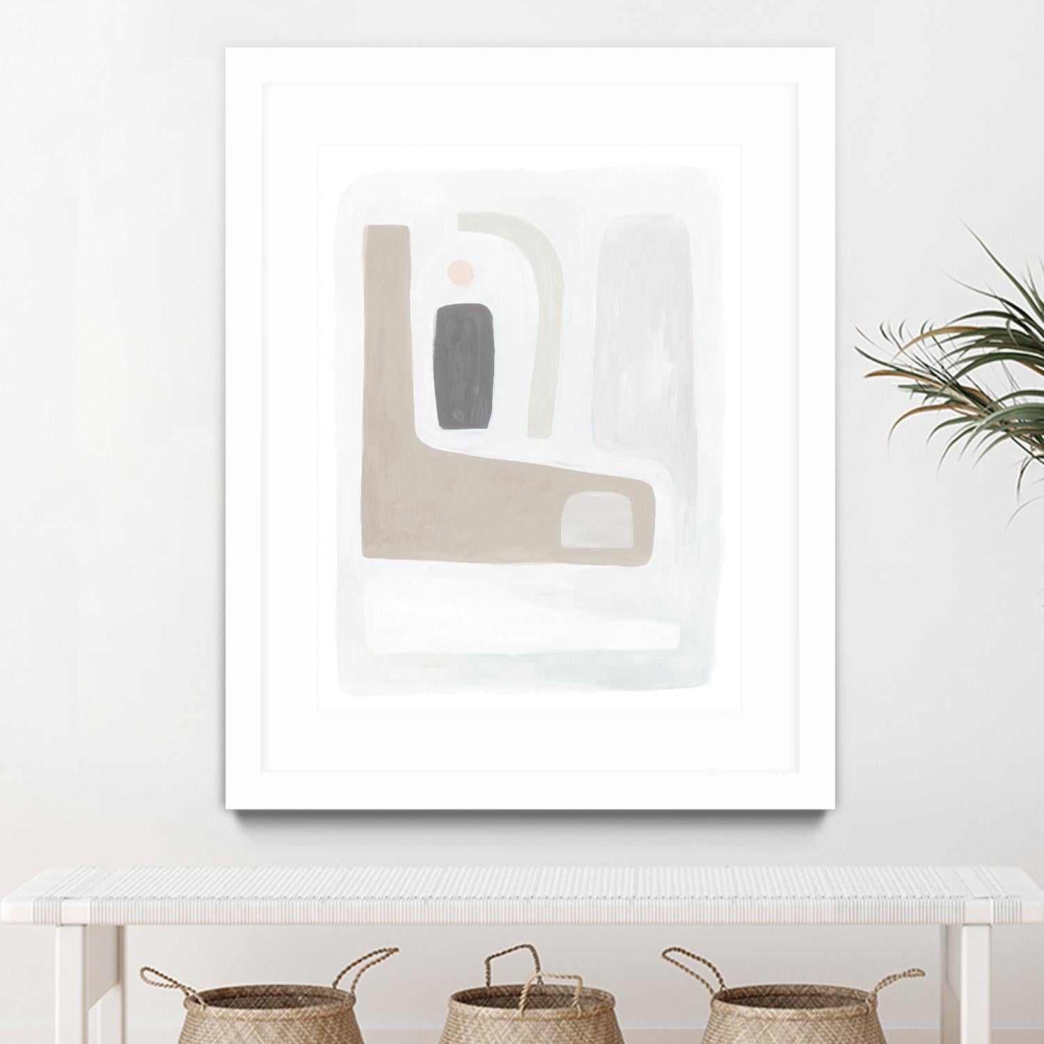 Opal Daydream I by Victoria Borges on GIANT ART - neutral abstract