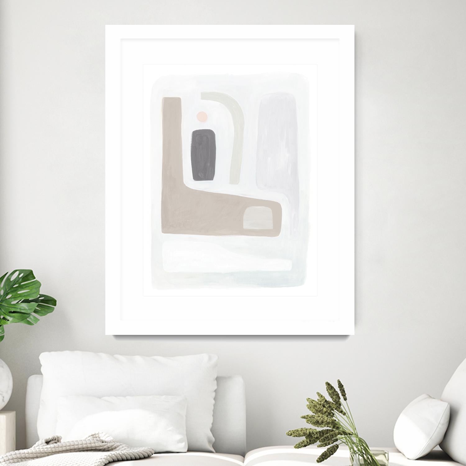 Opal Daydream I by Victoria Borges on GIANT ART - neutral abstract