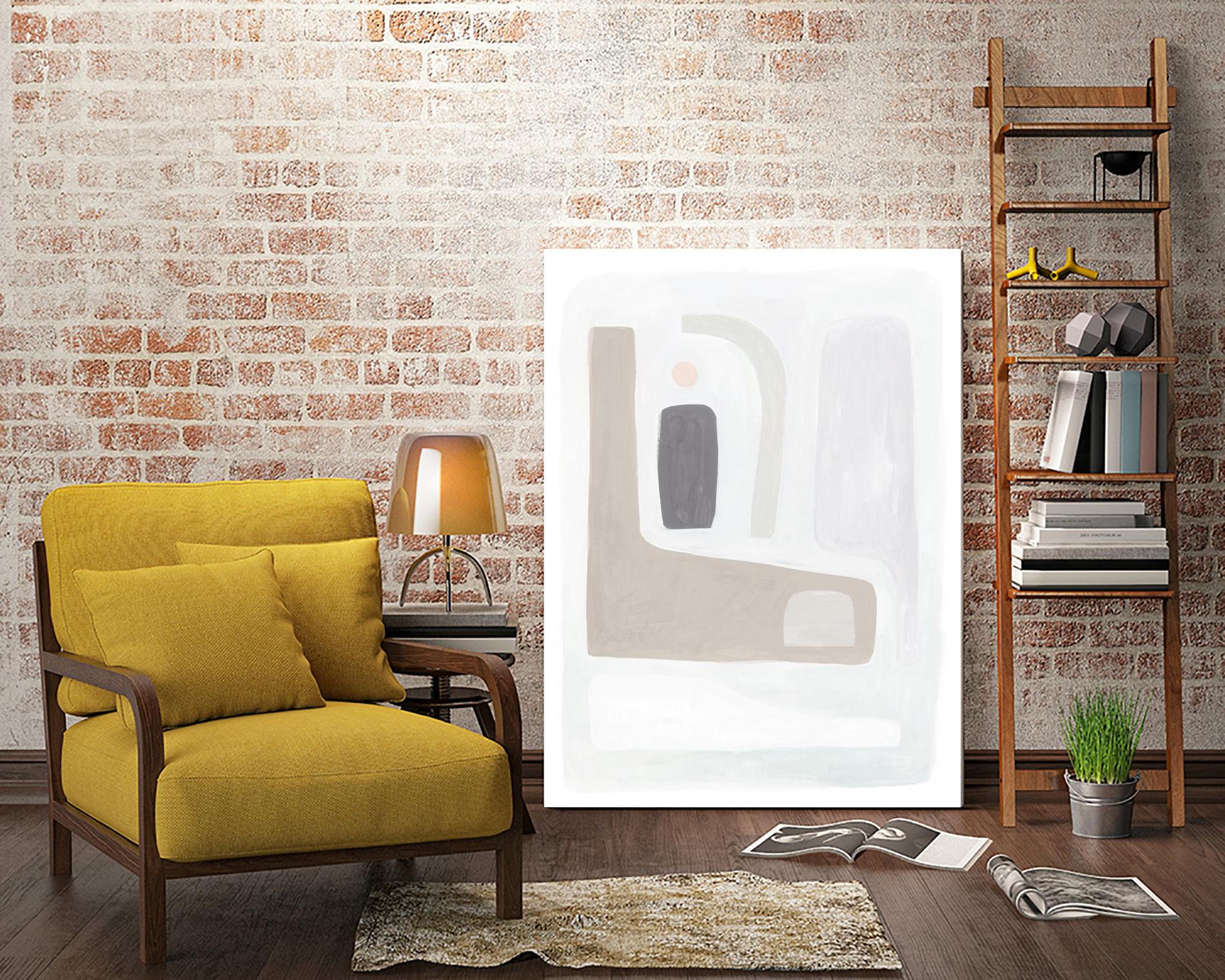 Opal Daydream I by Victoria Borges on GIANT ART - neutral abstract