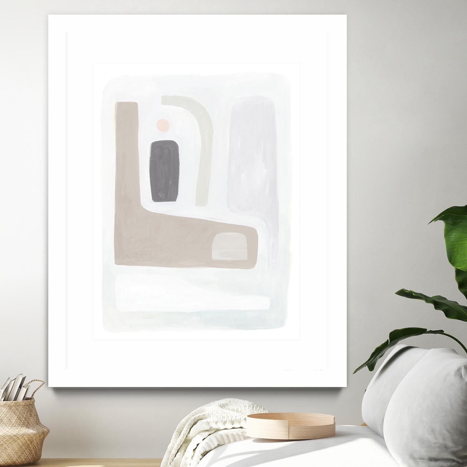 Opal Daydream I by Victoria Borges on GIANT ART - neutral abstract